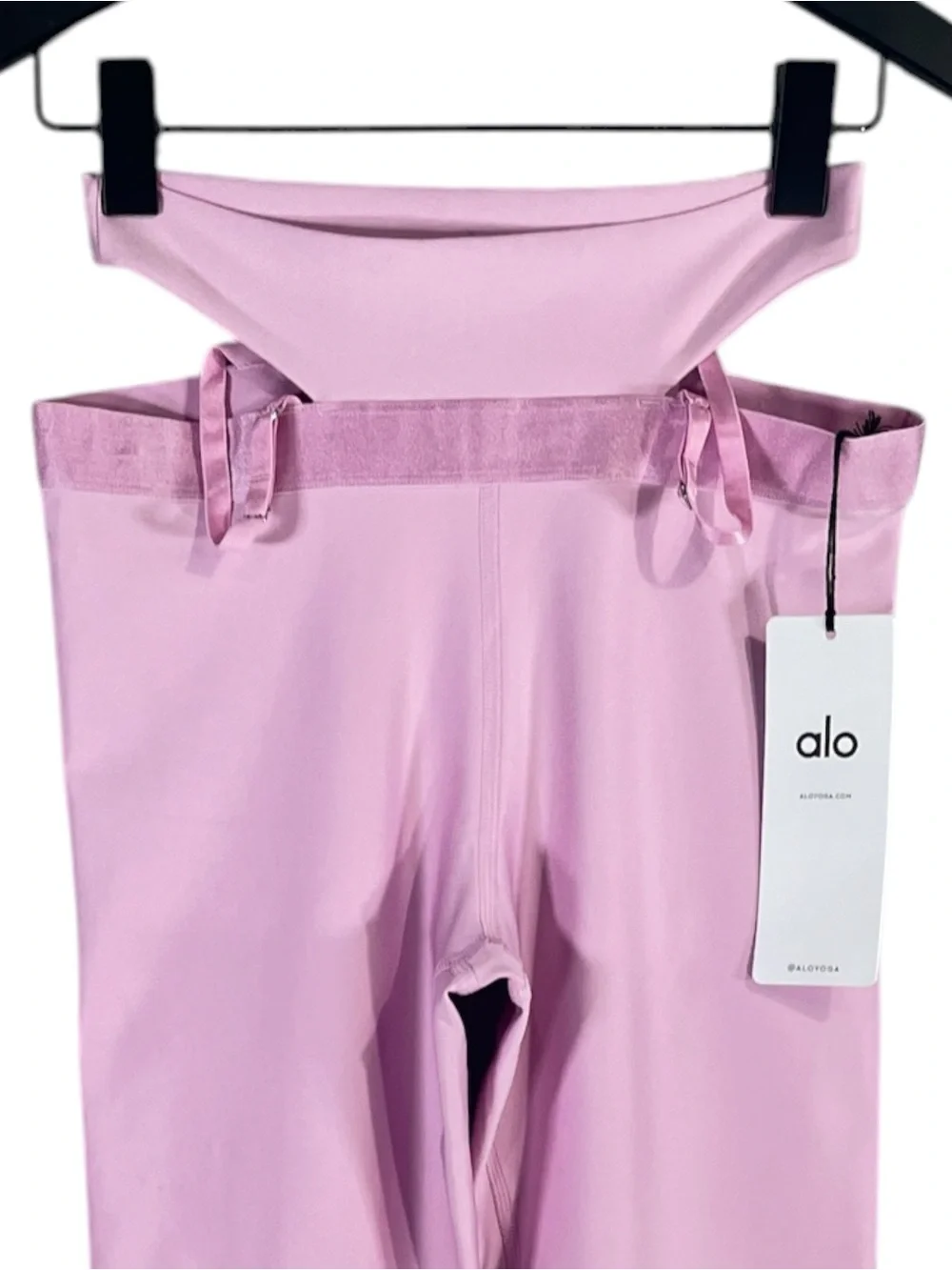 NWT ALO Airlift Extreme High Waist All Nighter Legging SugarPlum Pink size Small